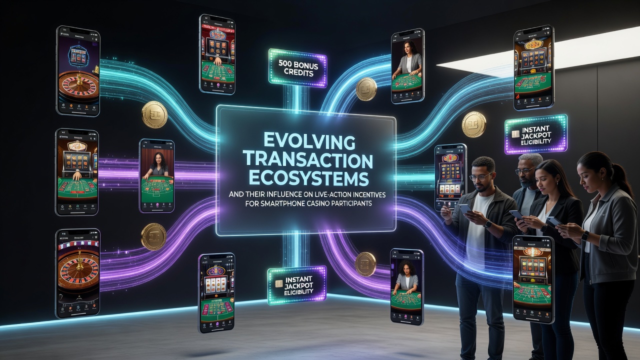 Smartphone displaying casino transaction interface with live dealer elements