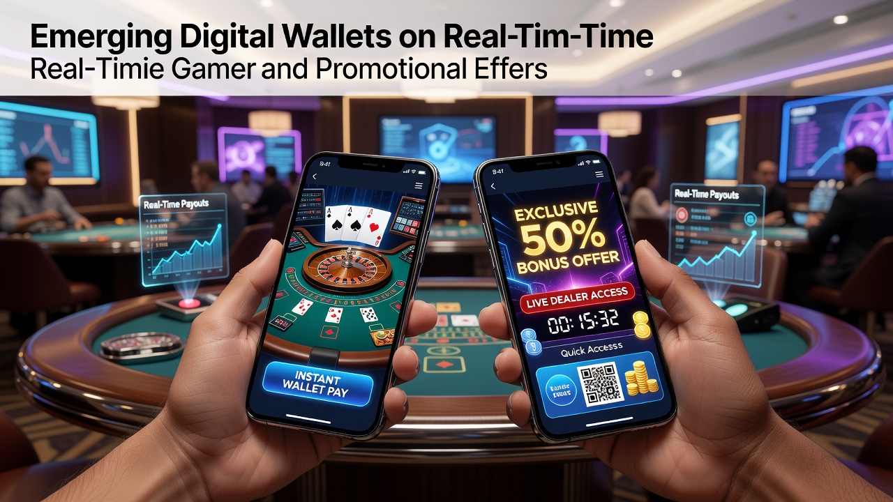 Digital wallet interface connecting users to live table games and bonus offers