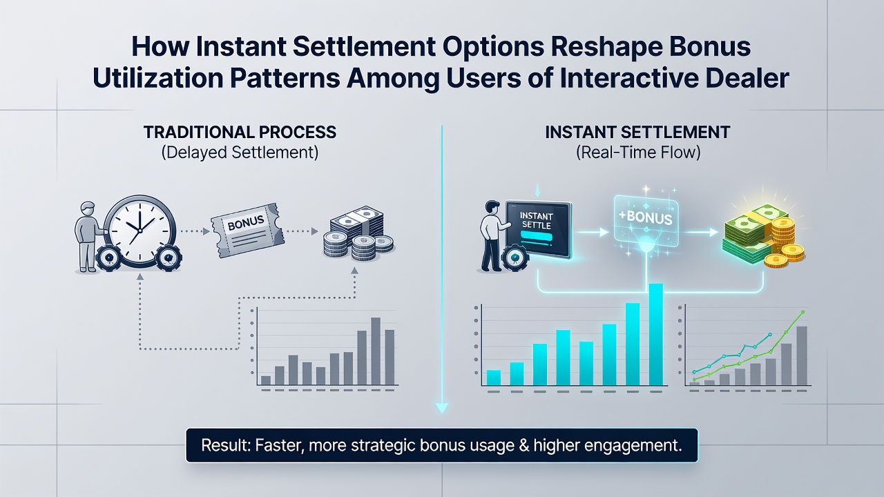 Graph showing changes in bonus claim frequency before and after instant settlement introduction on mobile live dealer apps