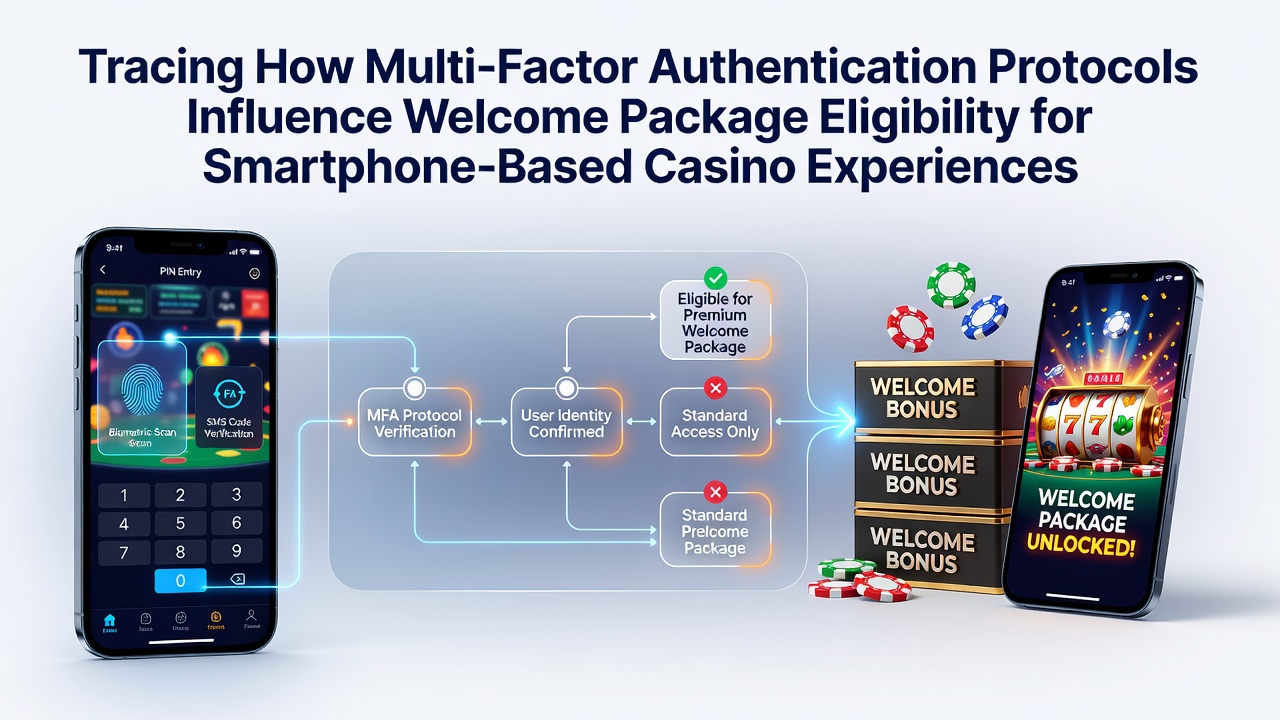 Smartphone displaying multi-factor authentication prompts during casino app registration and bonus claim process