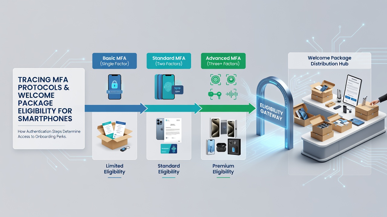 Flowchart illustrating multi-factor authentication steps and their impact on mobile casino welcome bonus eligibility