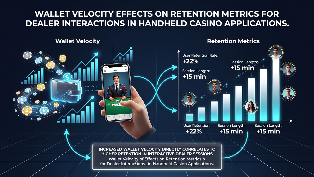 Graph displaying retention metrics correlated with wallet transaction speeds in casino apps